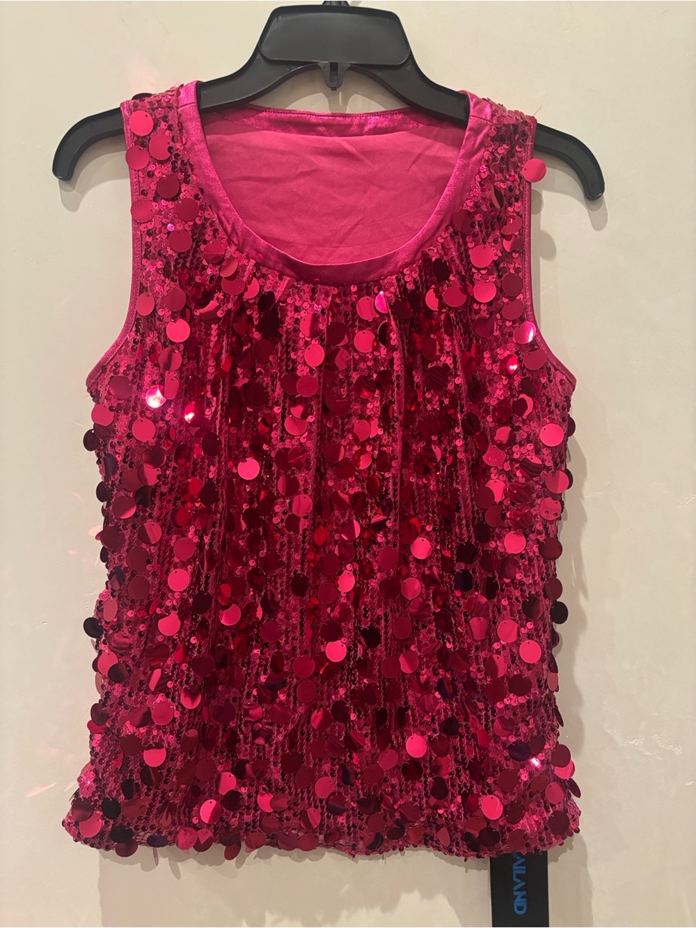AND Pink Sequin Tank Dress for Girls